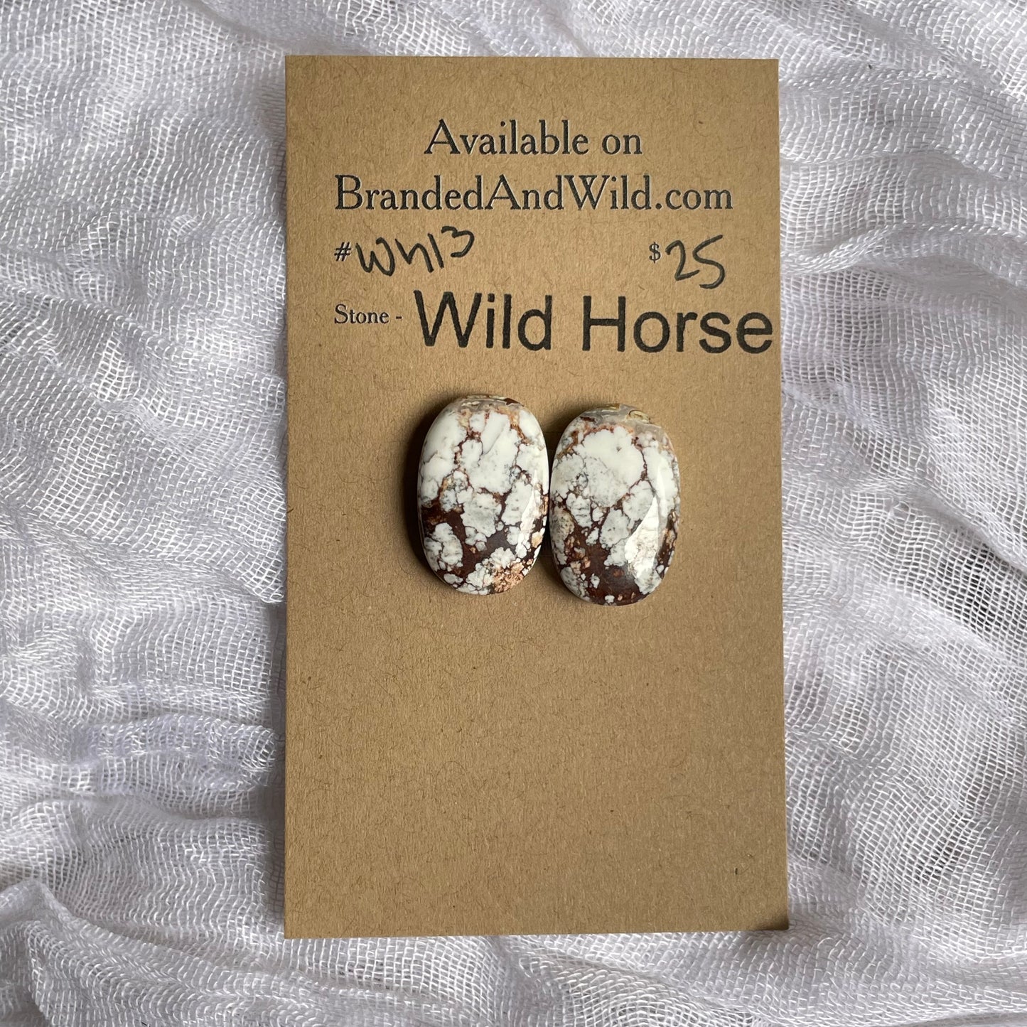 Wild Horse Cabochon - WH13 D2318F8C-ACC3-4C3F-A88E-2024059C6085 Brandedandwild.com