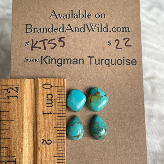 Kingman Turquoise Cabochon - KT55 D231CEA1-A199-45C3-97D1-73803E57BBFE Brandedandwild.com