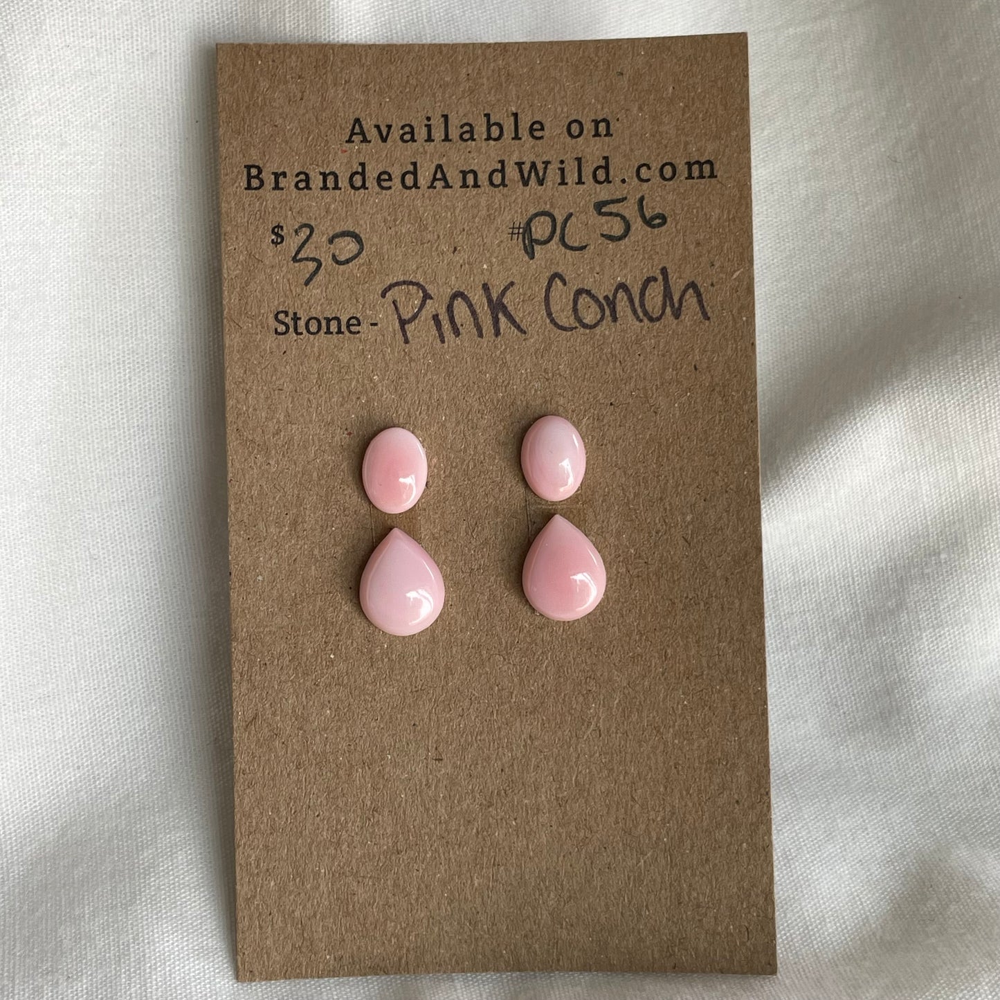 Pink Conch Cabochon - PC56