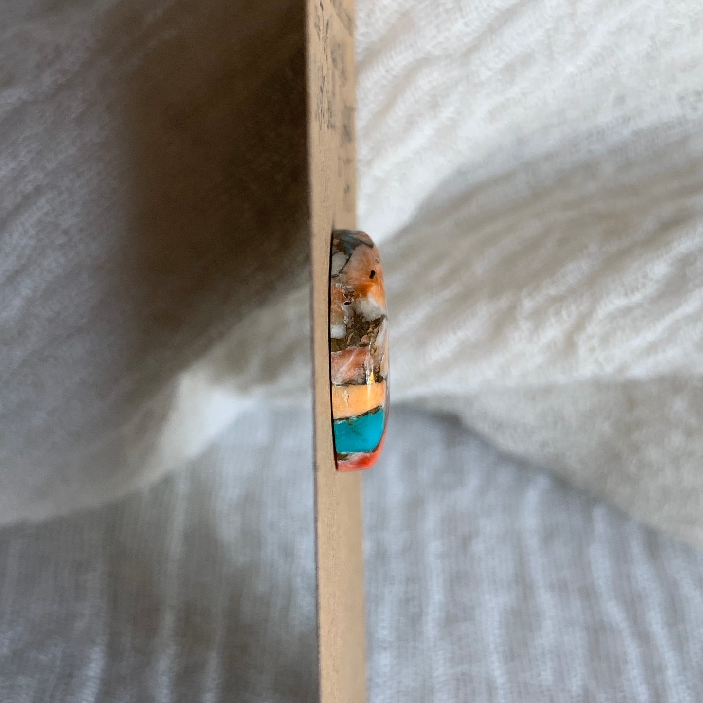 Turquoise, Oystershell, Copper Cabochon - TOC68