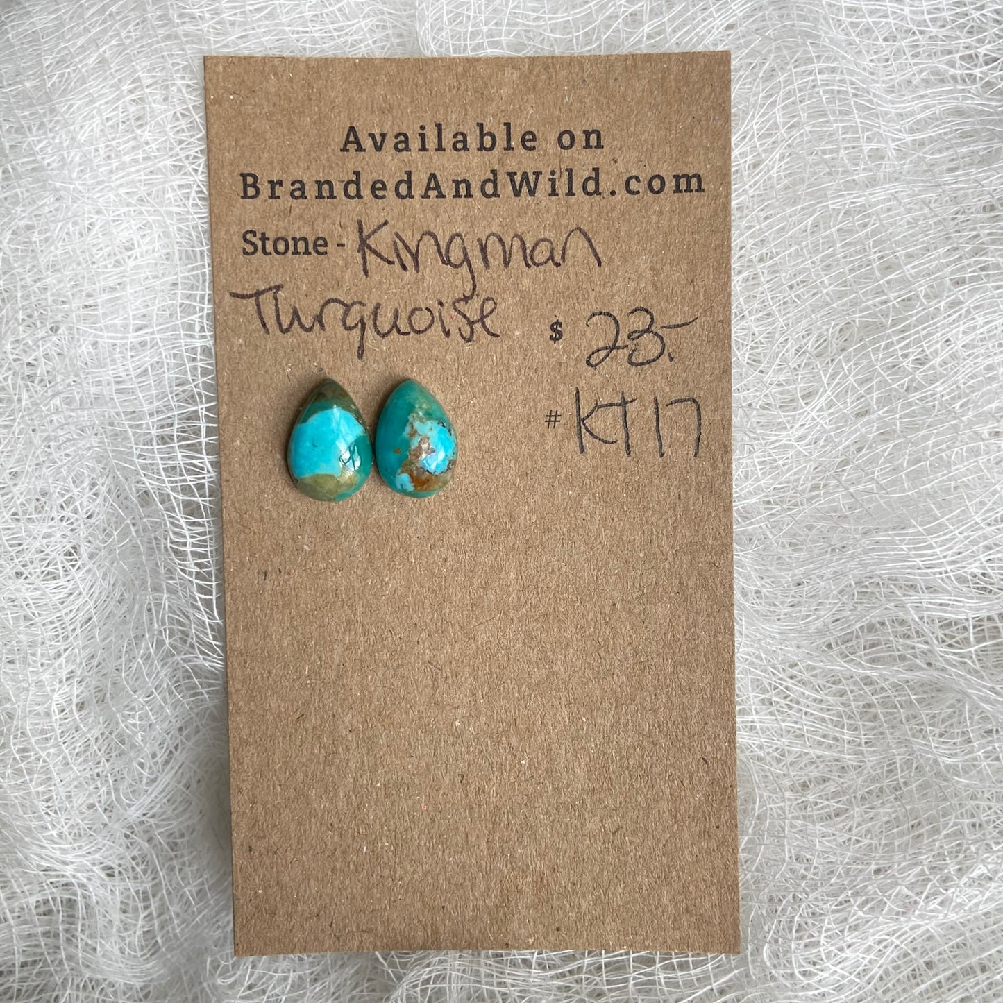 Kingman Turquoise (composite) Cabochon - KT17