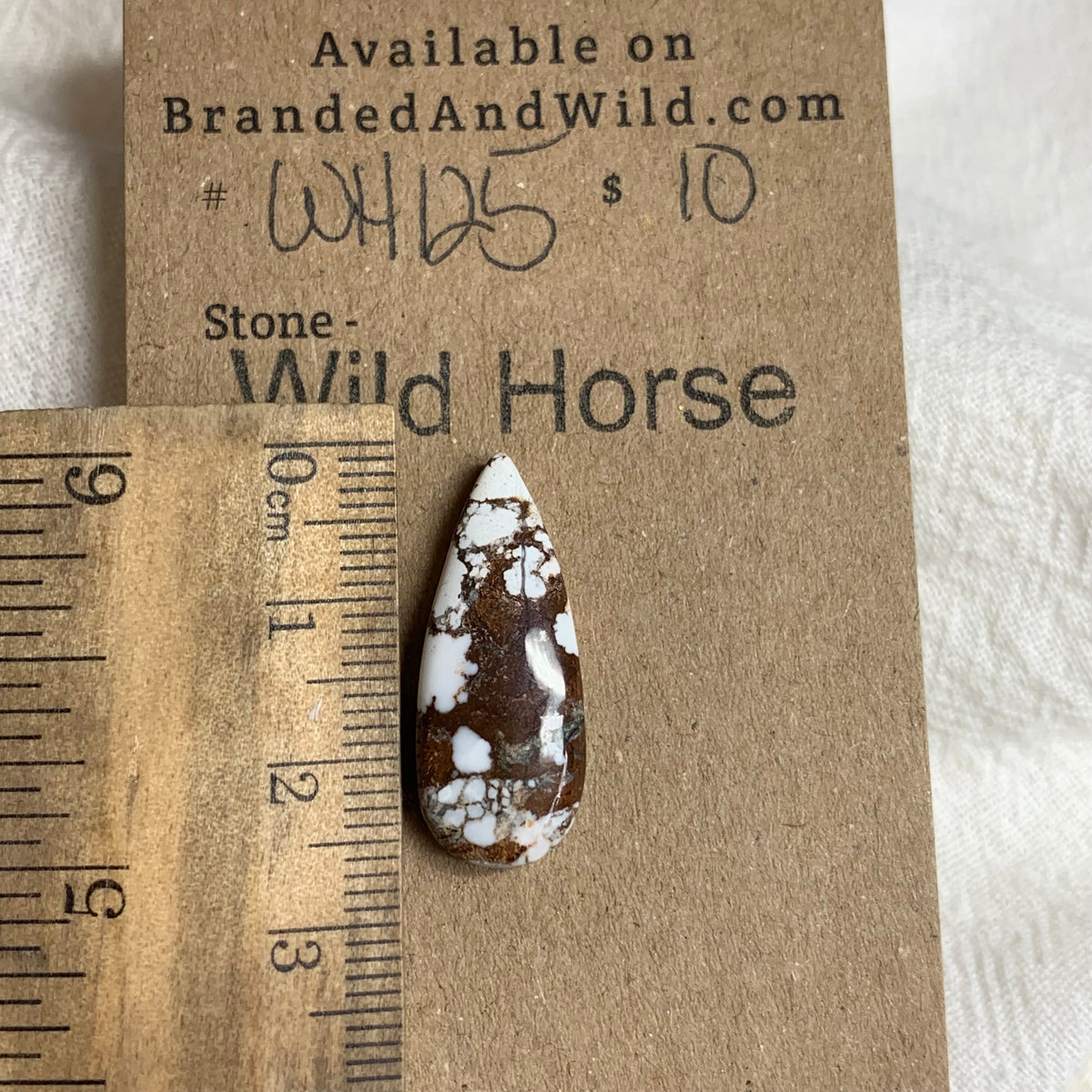 Wild Horse Cabochon - WH125 D293097F-1C93-40EA-AE66-CD3B4991DB2C Brandedandwild.com
