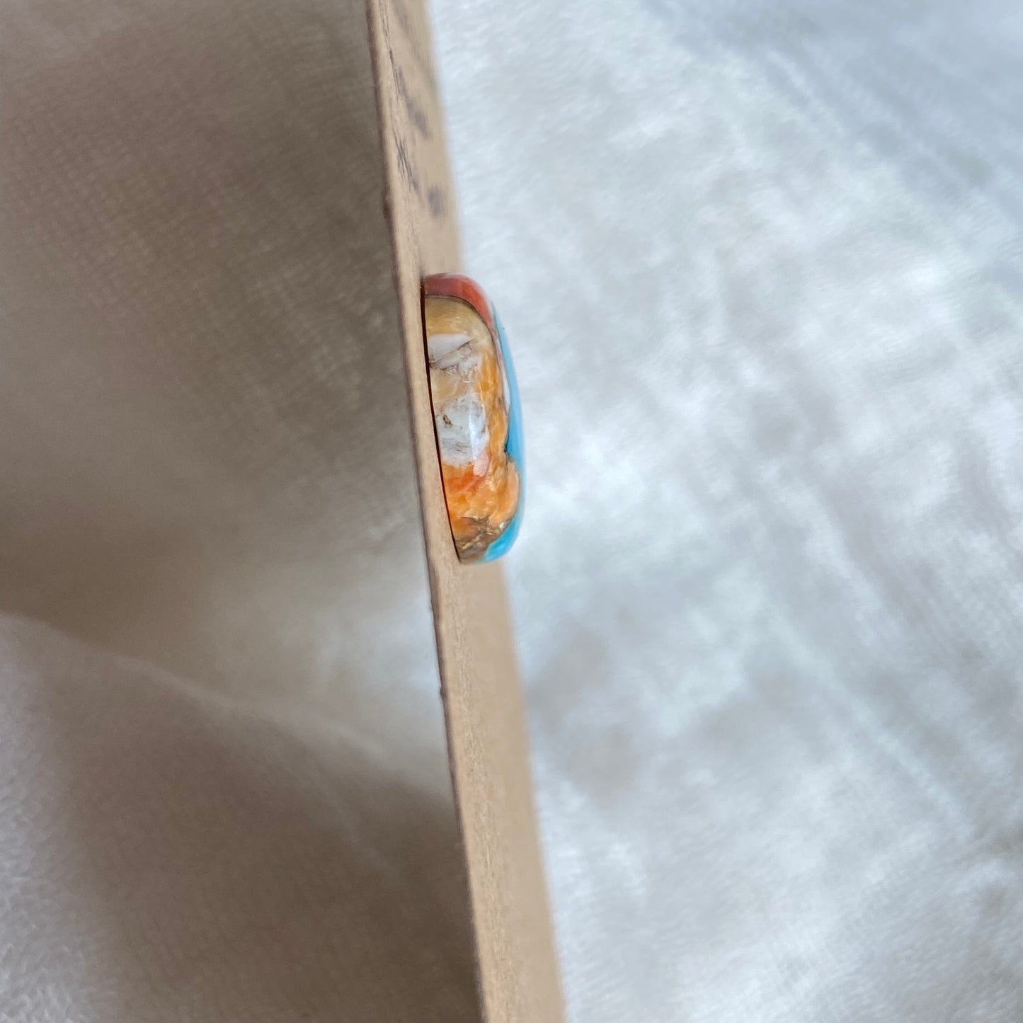 Turquoise, Oystershell, Copper Cabochon - TOC27