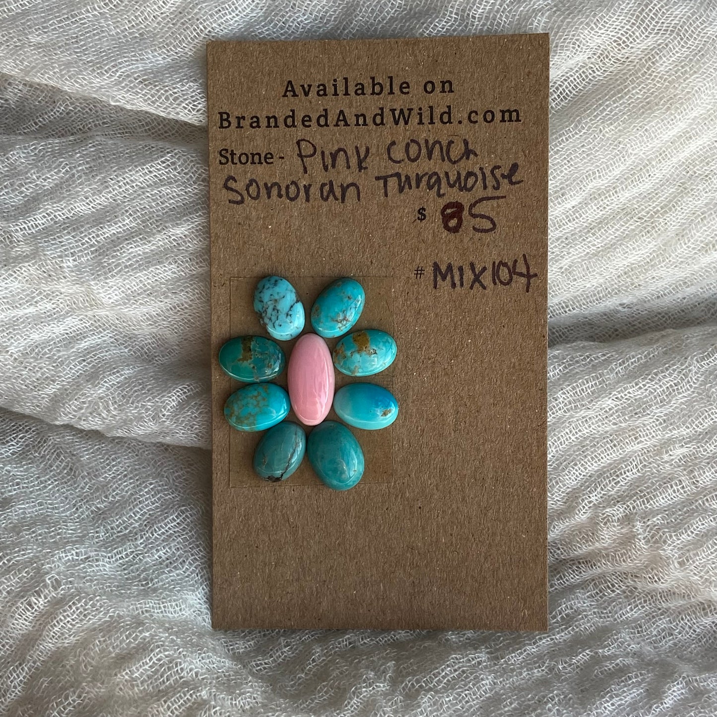 Sonoran / Pink Conch Cabochon - MIX104