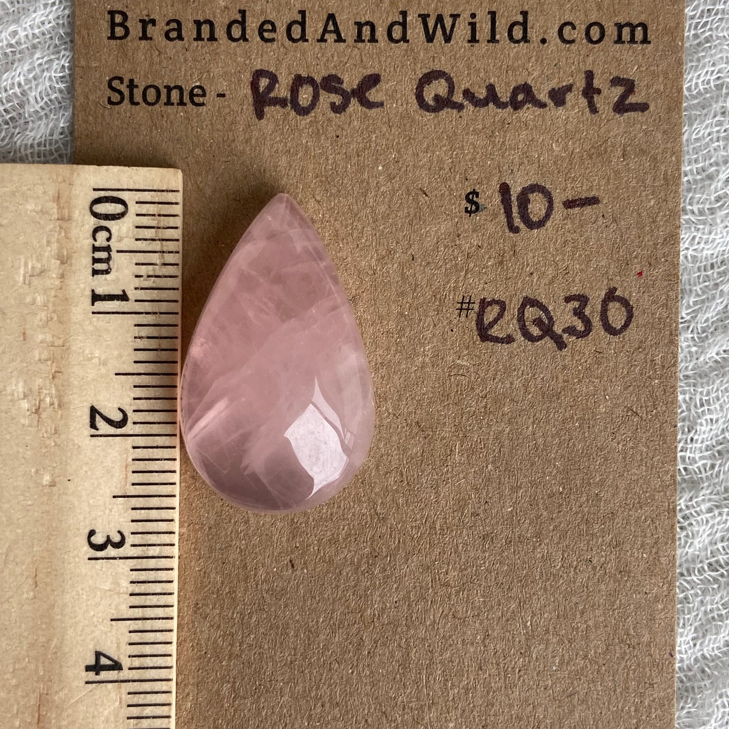 Rose Quartz Cabochon - RQ30