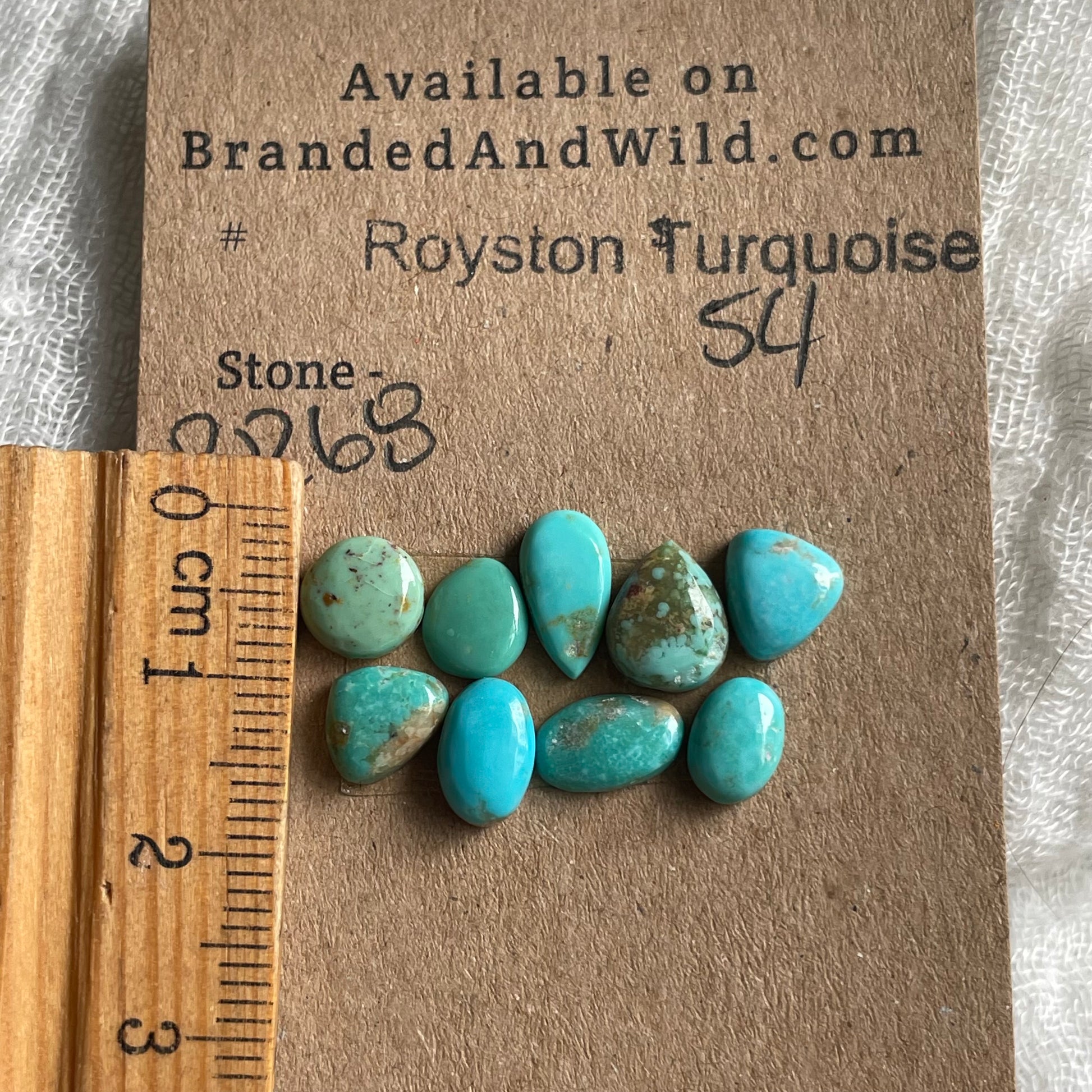 Royston Turquoise Cabochon - RR68 D38C8728-F112-46E9-BCBA-B76DA6881F24 Brandedandwild.com
