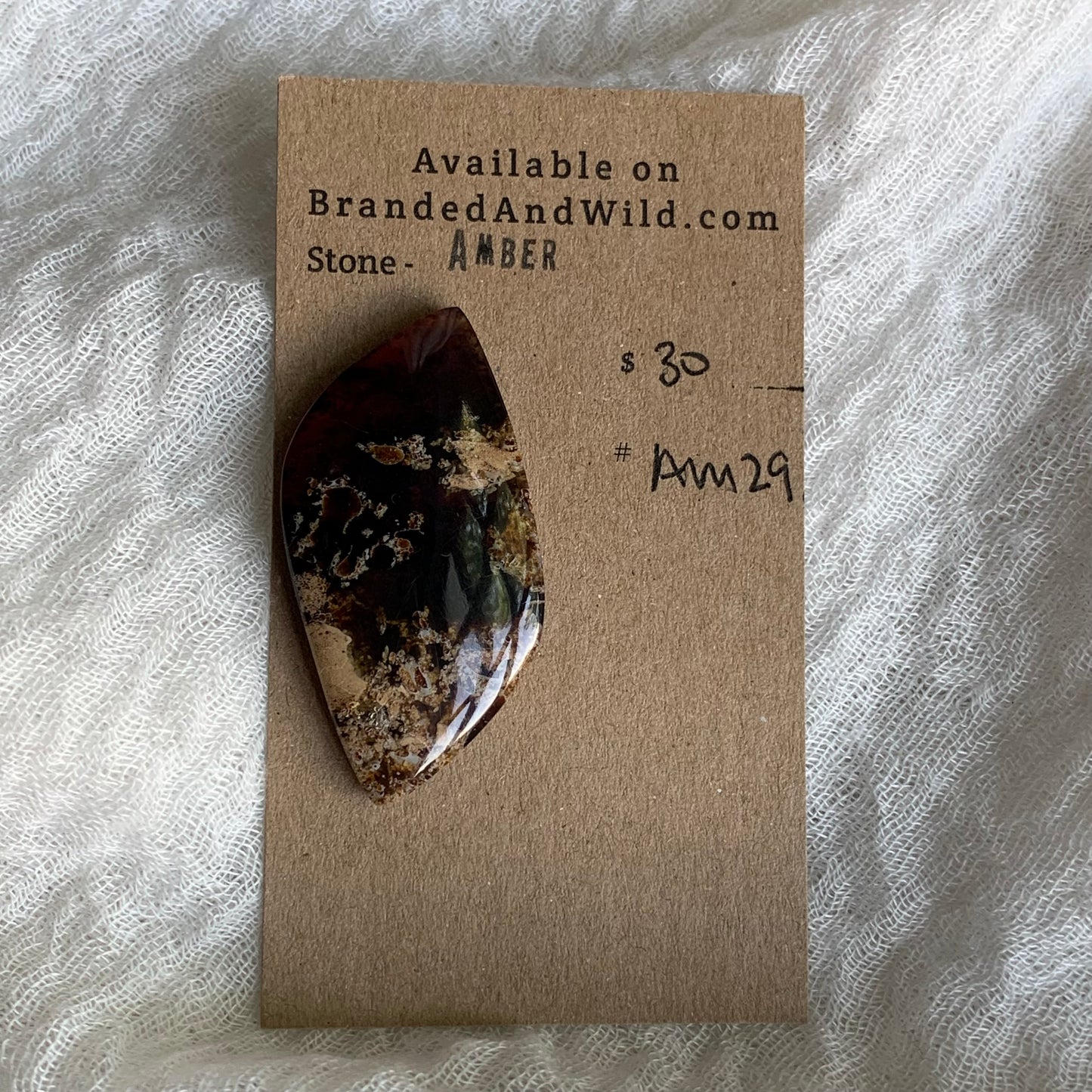 Amber Cabochon AM29