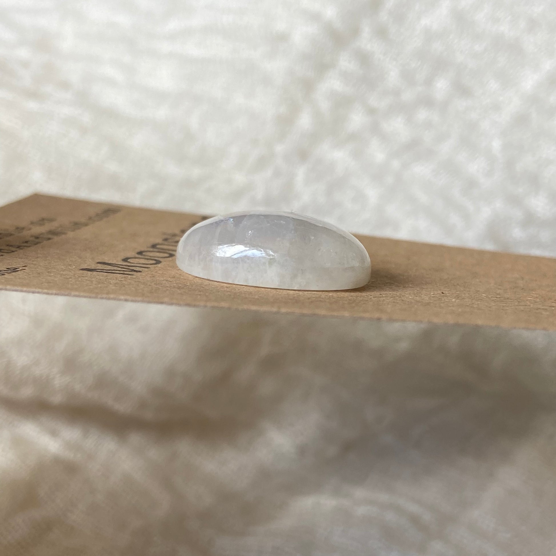 Moonstone cabochon - MS18 D3AA22C6-D971-4B8E-9D51-C33137C20FF5 Brandedandwild.com