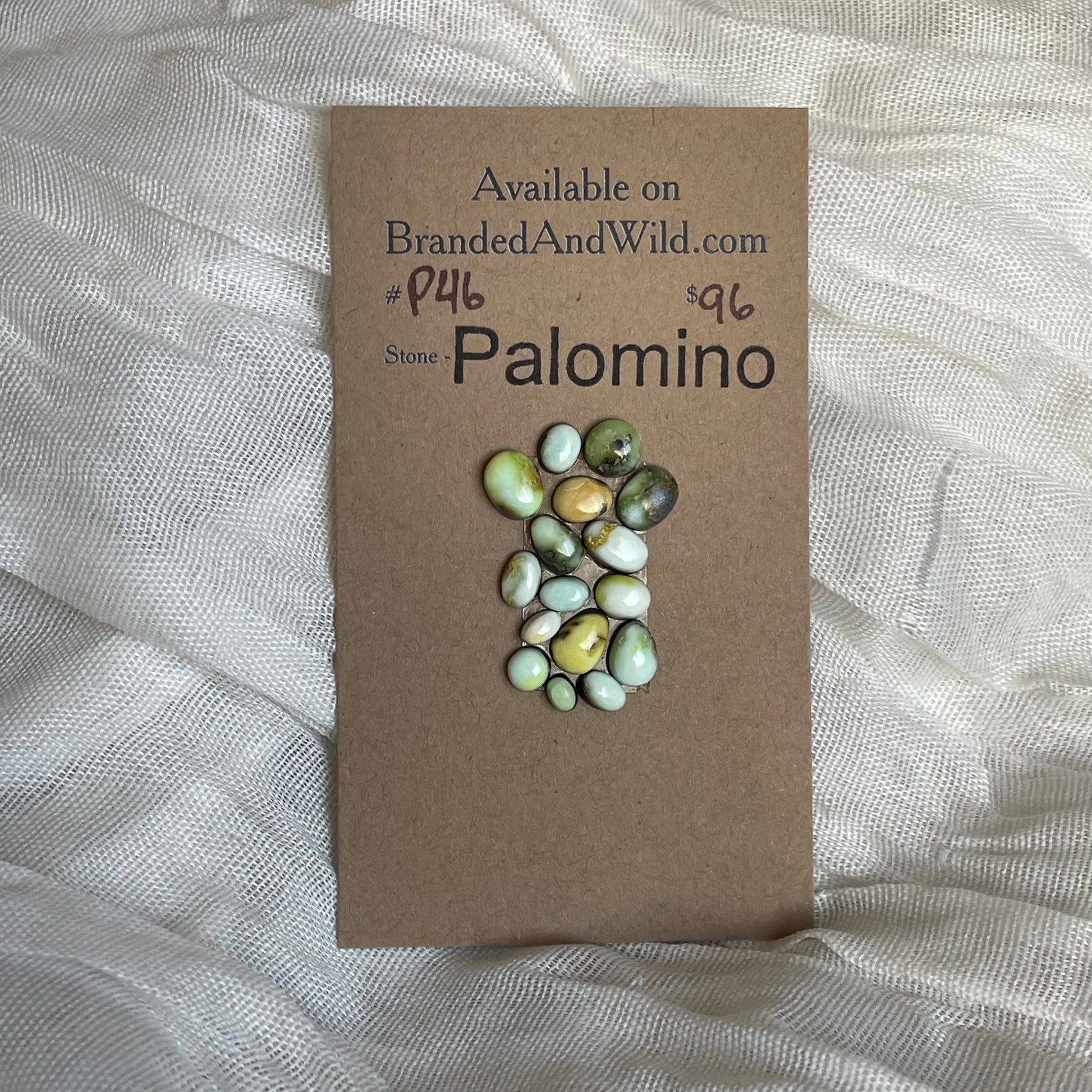 Palomino Cabochon - P46 D3BA997B-BC8E-448C-BD50-60D0D14B6E22 Brandedandwild.com