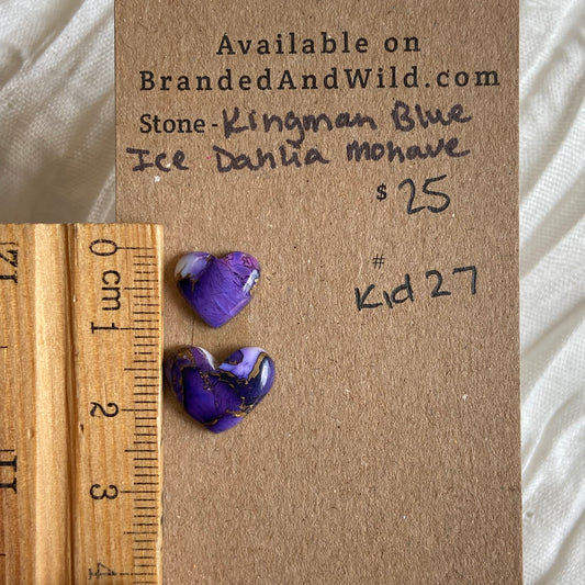 Ice Blue Dahlia Cabochon - KID27 D3BF7C51-5283-4A38-98D0-E6F949AFE9BB Brandedandwild.com