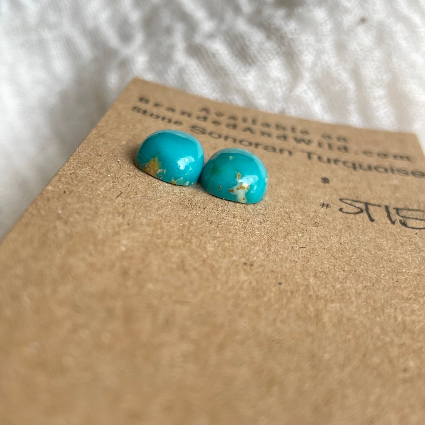 Sonoran Turquoise Cabochon - ST151 D3BFD4F3-9CAD-407E-833B-61C638A7FD5C Brandedandwild.com