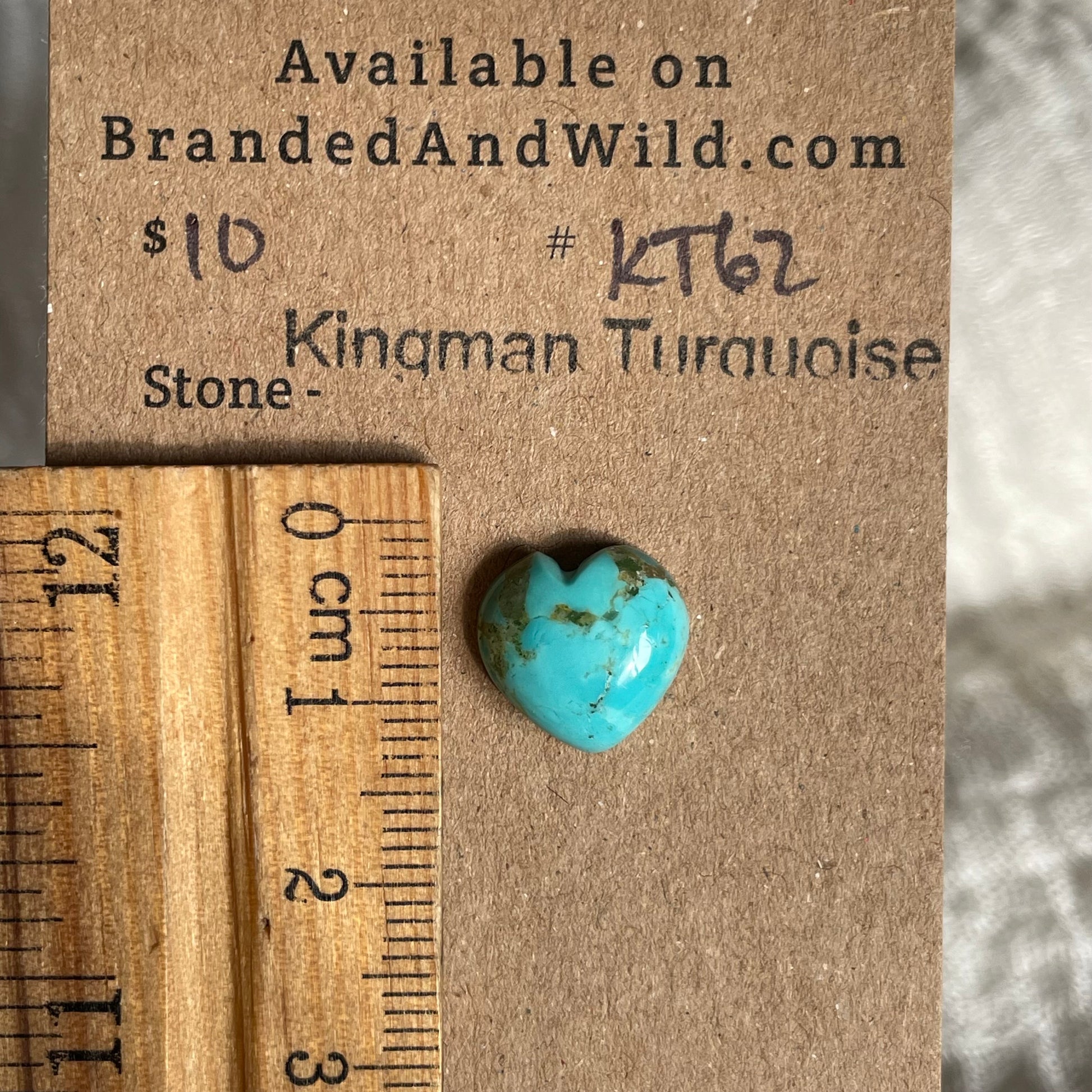 Kingman Turquoise Cabochon - KT62 D3DB8707-F22C-49B4-A91E-0BF0699B34AF Brandedandwild.com