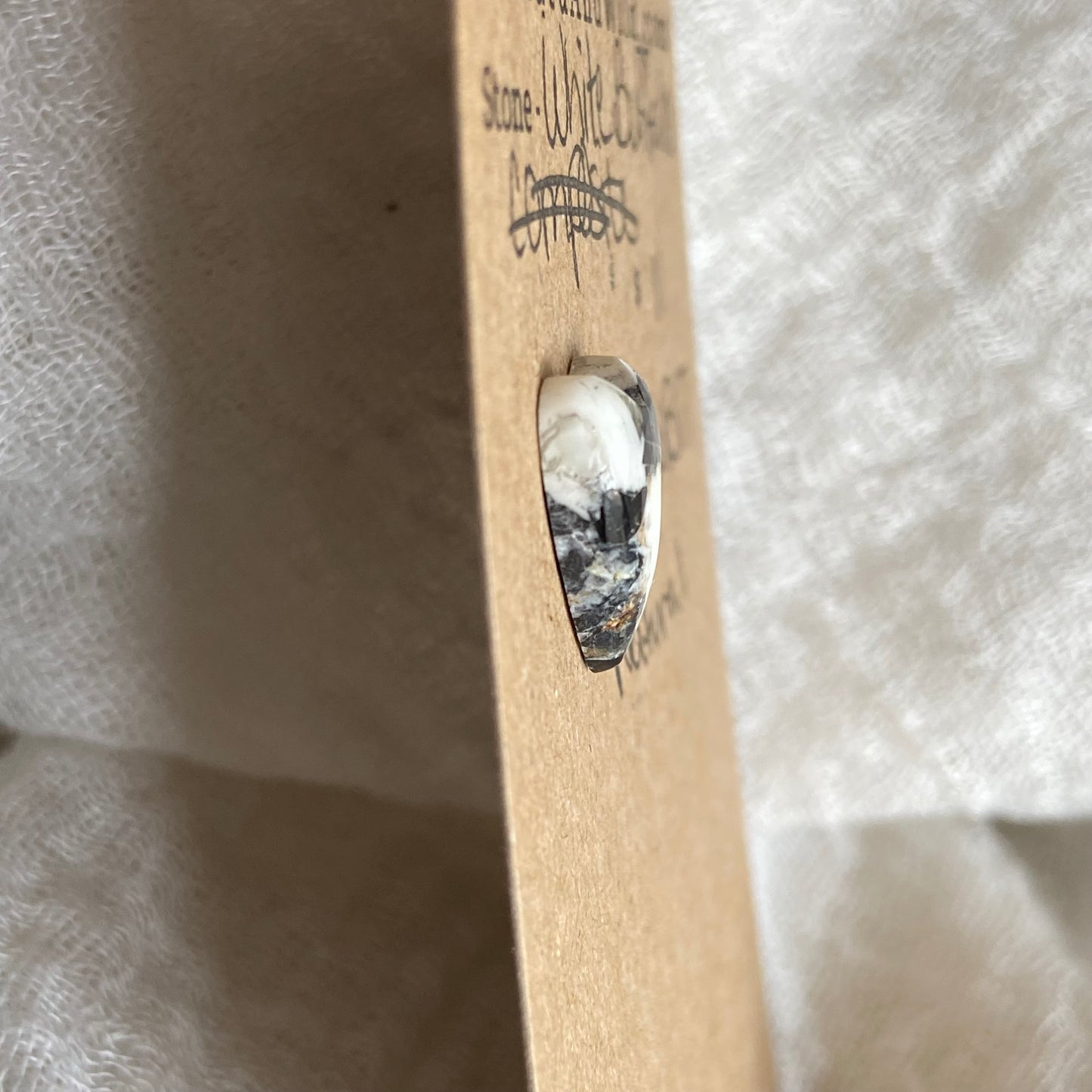 White Buffalo Cabochon - WB17