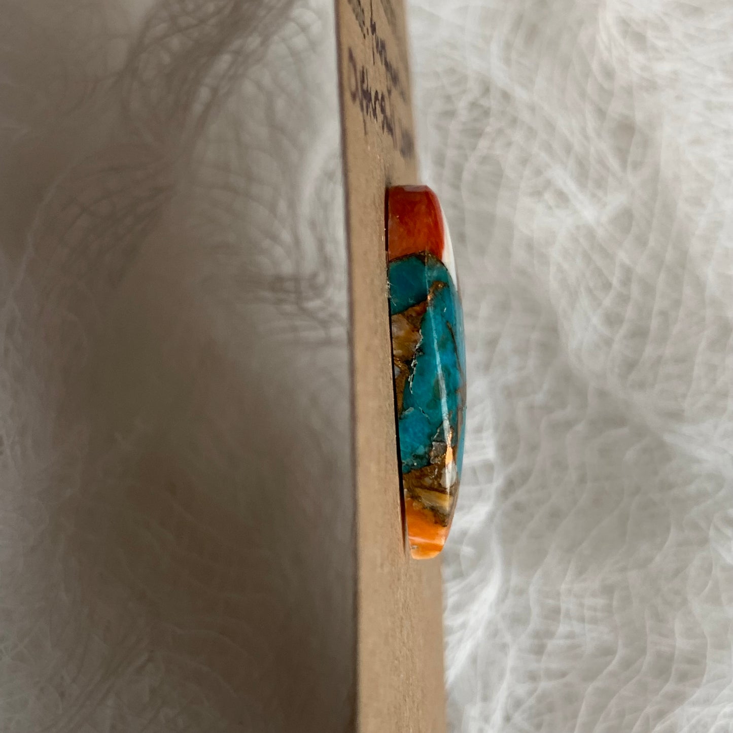 Turquoise, Oystershell, Copper Cabochon - TOC23