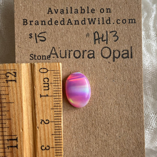 Aurora Opal Cabochon - A43 D42CAB18-1FEC-4A55-BC82-9F2A0E03AC57 Brandedandwild.com