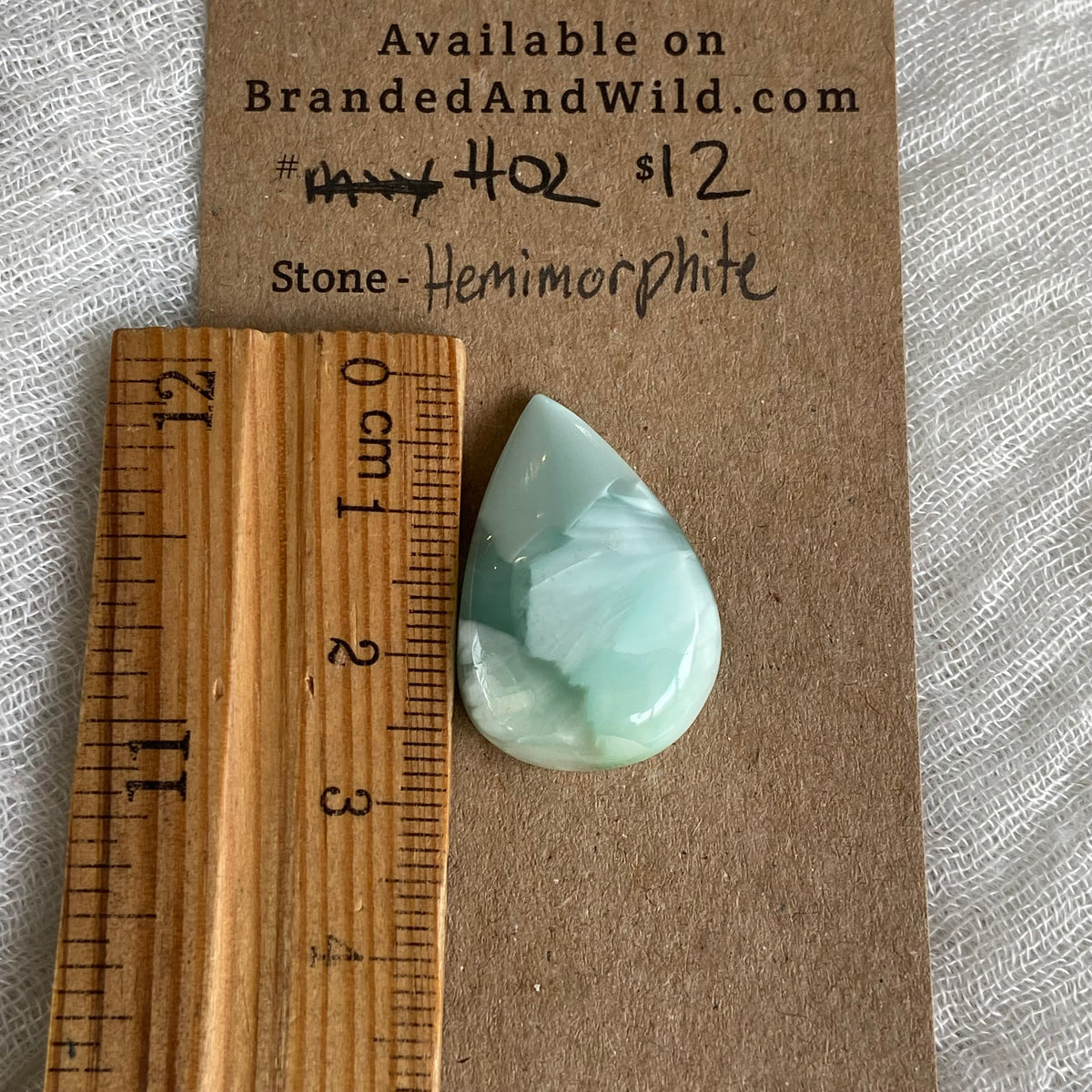 Hemimorite Cabochon - H02