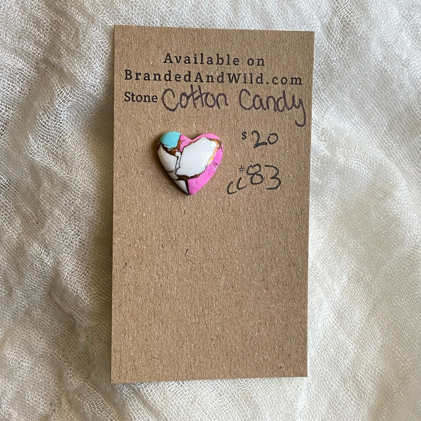Cotton Candy Cabochon - CC83 D44CC113-695A-41D6-9676-B5FA64079B14 Brandedandwild.com
