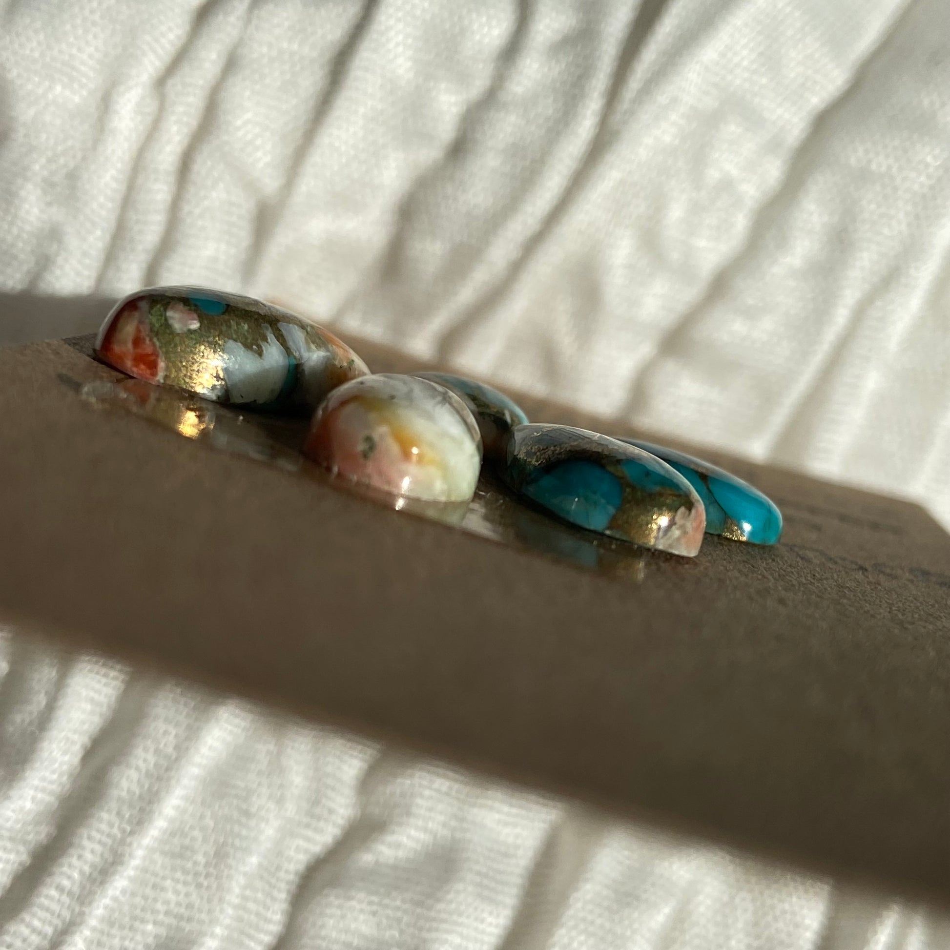 Turquoise, Oystershell, Copper Cabochon - TOC05 D44D5BCE-74D8-45F8-A2D6-3B8DB3007DD3 Brandedandwild.com