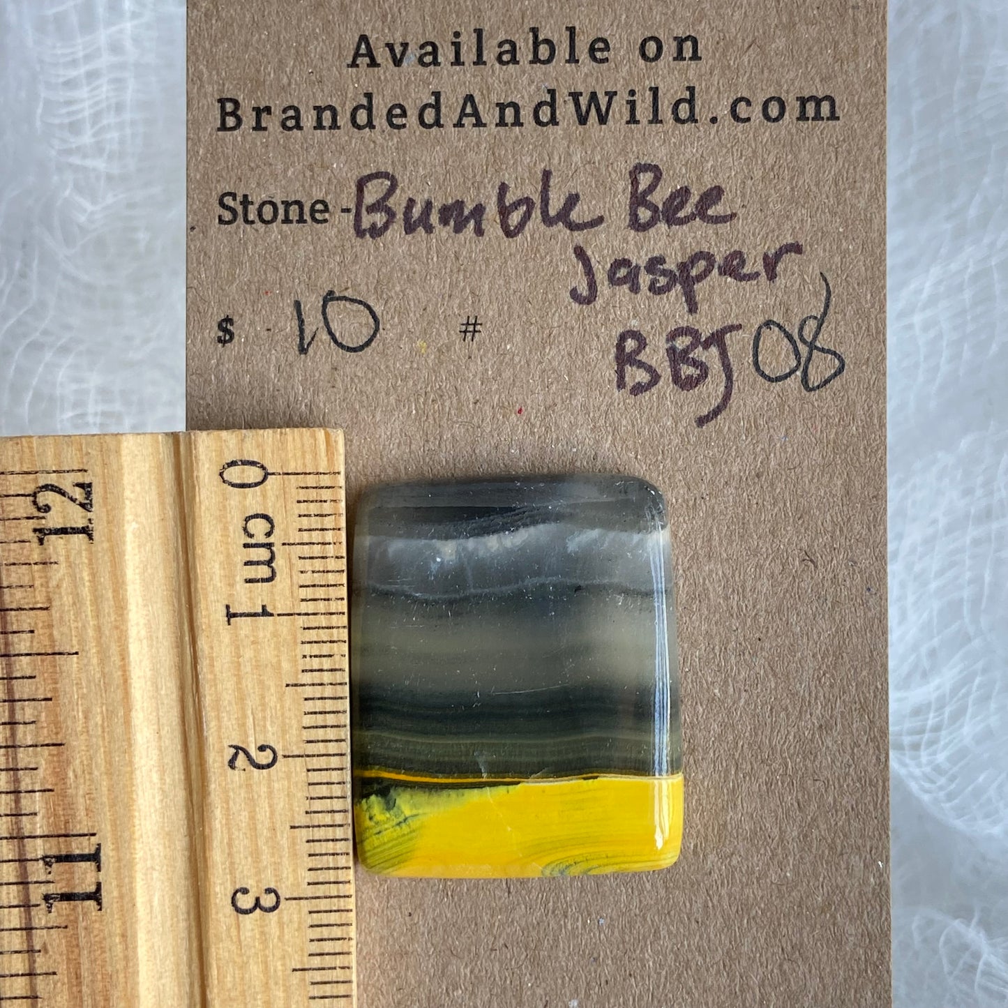 Bumblebee Jasper Cabochon - BBJ08