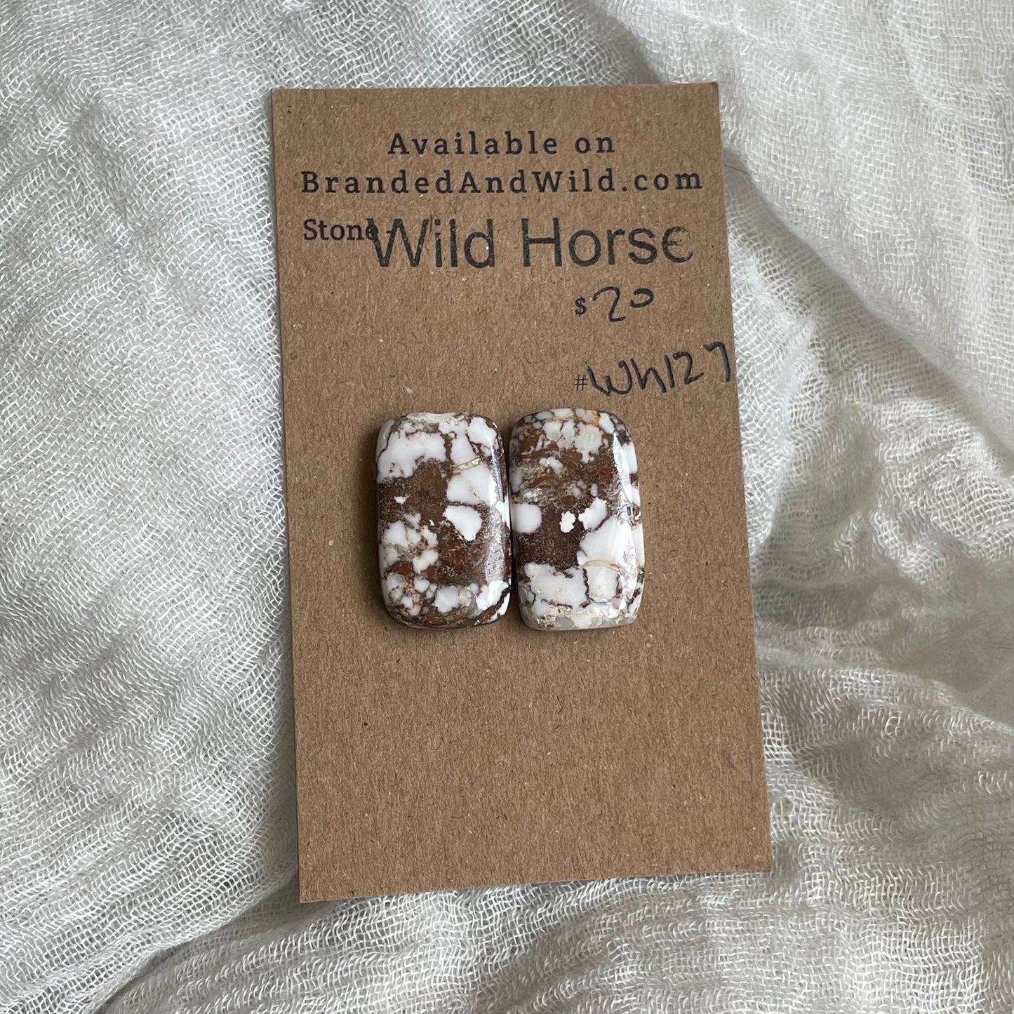 Wild Horse Cabochon - WH127 D47FE918-18DB-47A4-B468-82E87B211E08 Brandedandwild.com