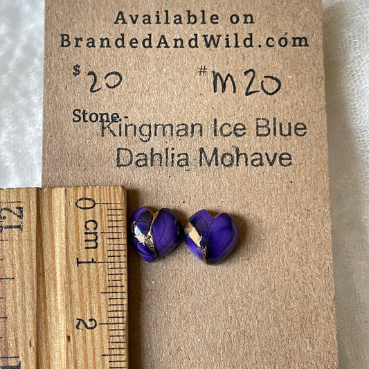 Ice Blue Dahlia Cabochon - KID20 D49C45CC-7579-44C1-B784-84B0D0F16957 Brandedandwild.com