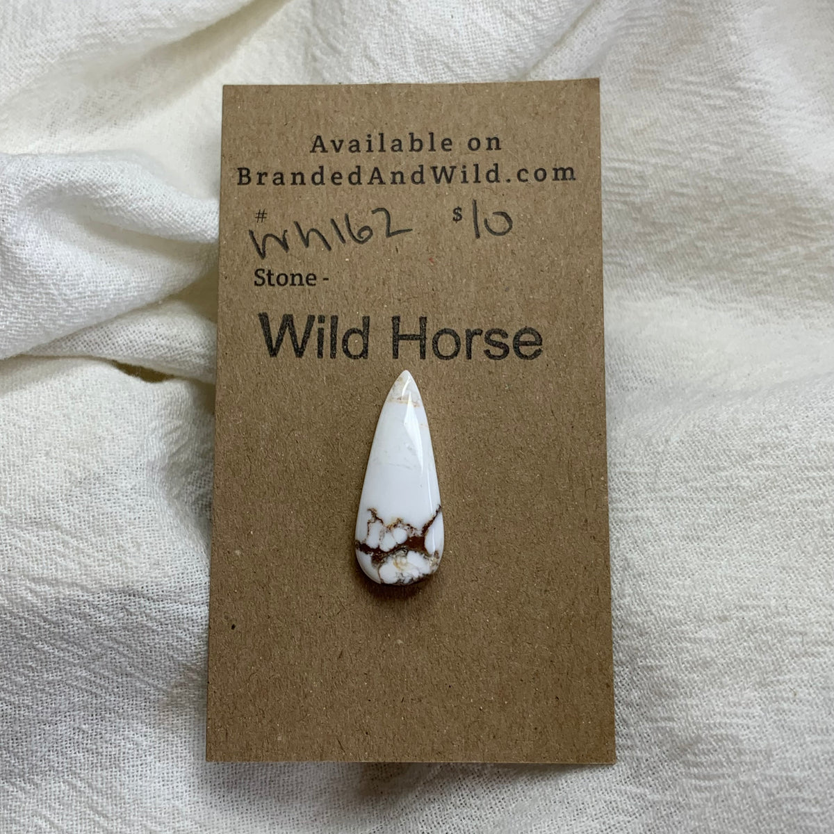 Wild Horse Cabochon - WH162 D4B24AD5-ED29-470F-97D8-95B9391D729C Brandedandwild.com