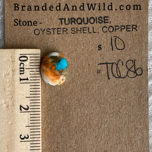 Turquoise, Oyster Shell, Copper - TOC86