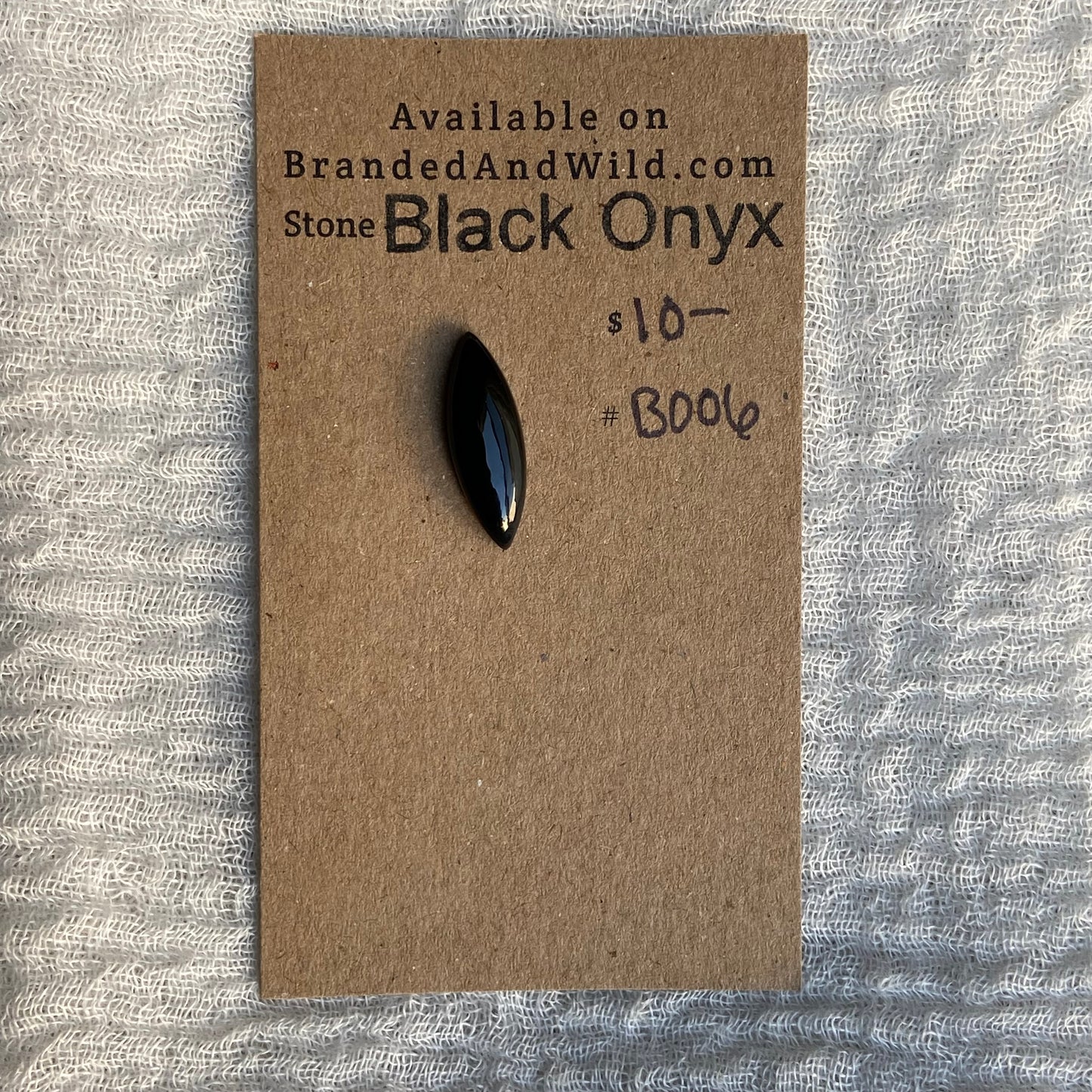 Black Onyx - Cabochon - BO06