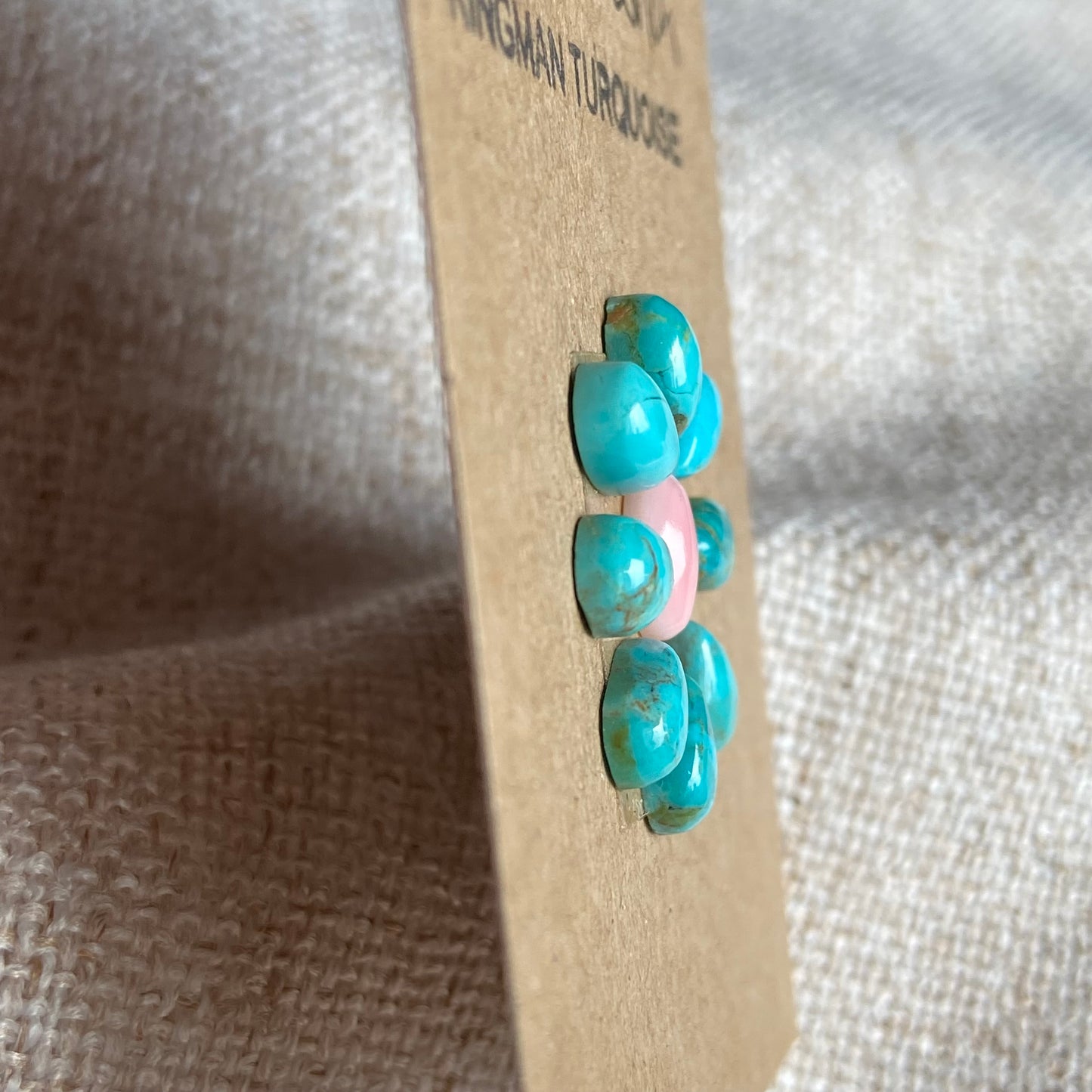 Pink Conch / Kingman Cabochon - PK19