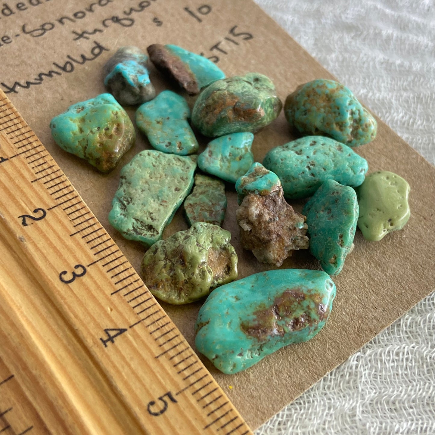 Rough Tumbled Sonoran Gold Turquoise - #ST15
