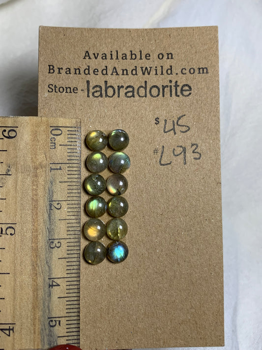 Labradorite Cabochon - L93 D5150578-72CB-458F-8AD4-9B987EB9CC39 Brandedandwild.com