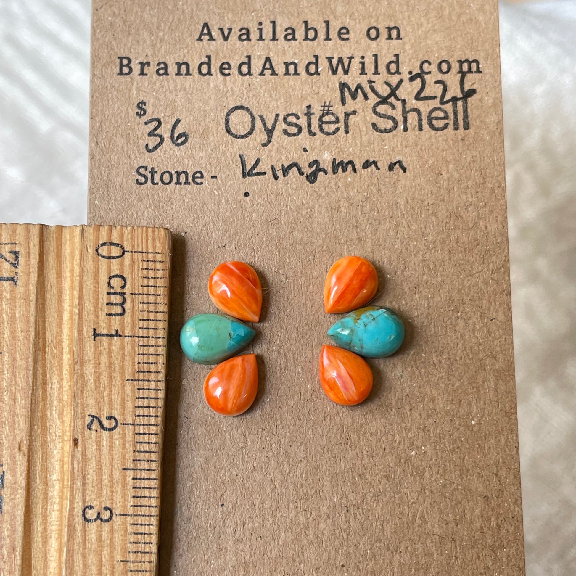 Kingman / Oyster Shell Cabochon - Mix226 D5178A27-6F0C-47CF-8912-53BB08134EEB Brandedandwild.com