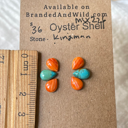 Kingman / Oyster Shell Cabochon - Mix226 D5178A27-6F0C-47CF-8912-53BB08134EEB Brandedandwild.com