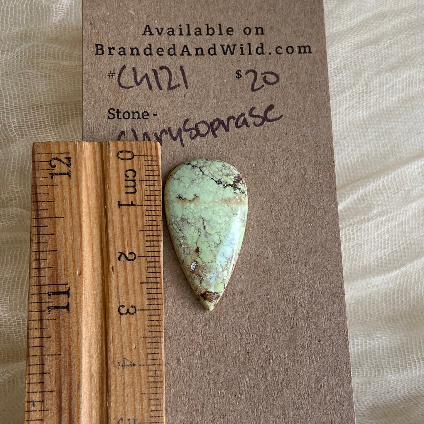 Chrysoprase Cabochon - Ch121