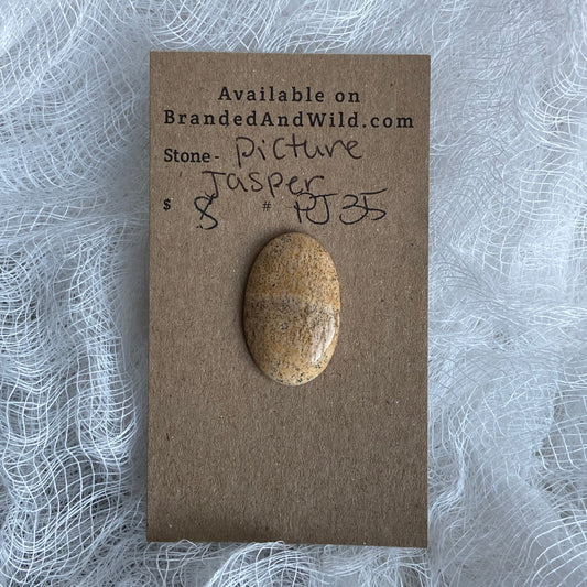 Picture Jasper Cabochon - PJ35