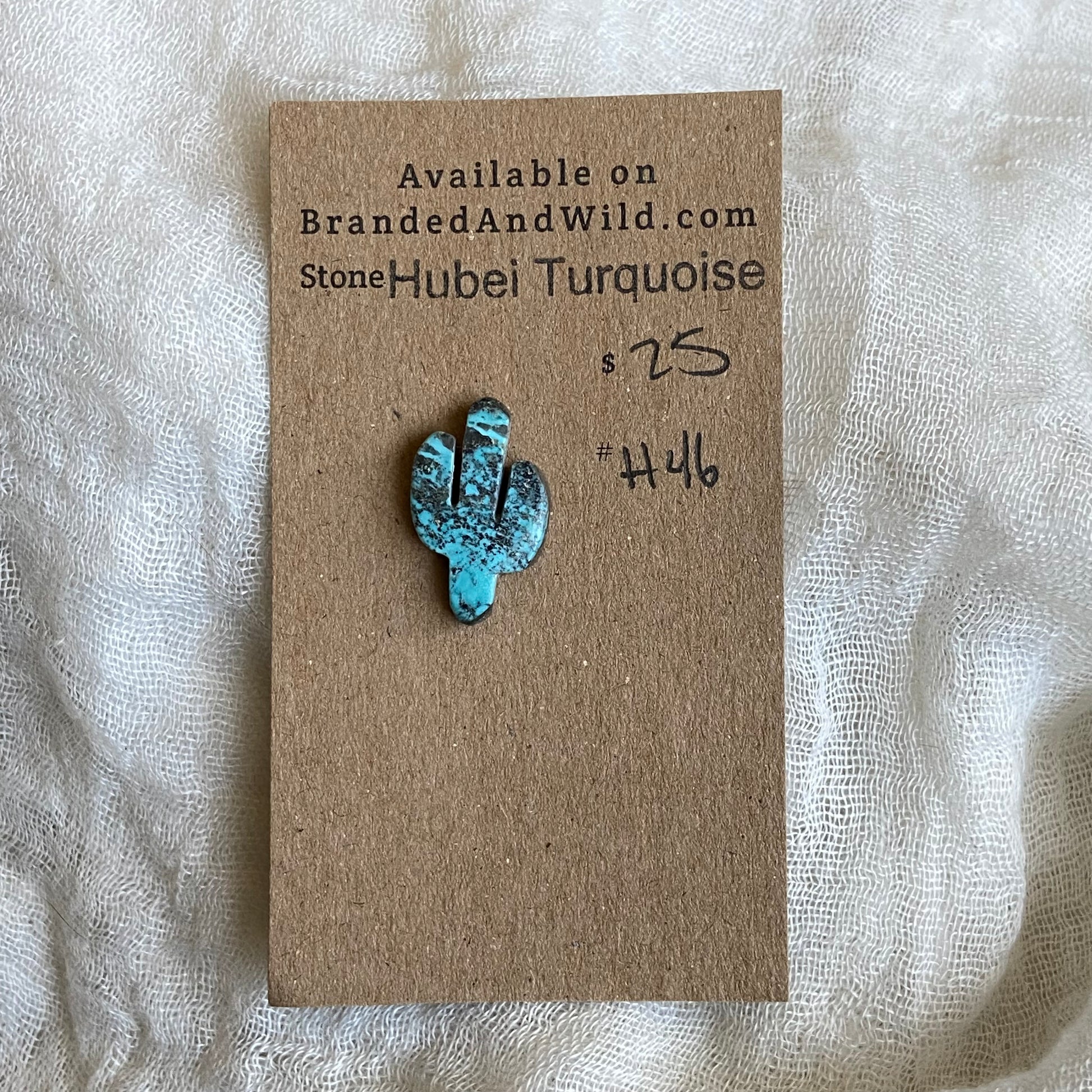 Hubei Turquoise Cabochon - H46 D59FDCE6-BE04-476D-9E0A-28CB06F8E0A5 Brandedandwild.com