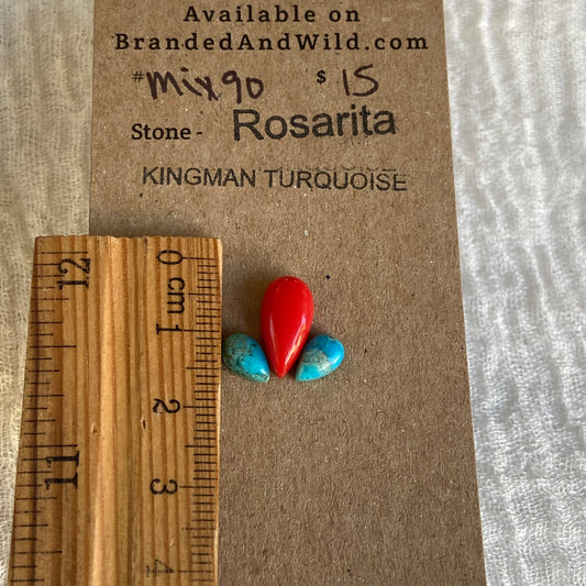 Rosarita / Kingman Cabochon - MIX90
