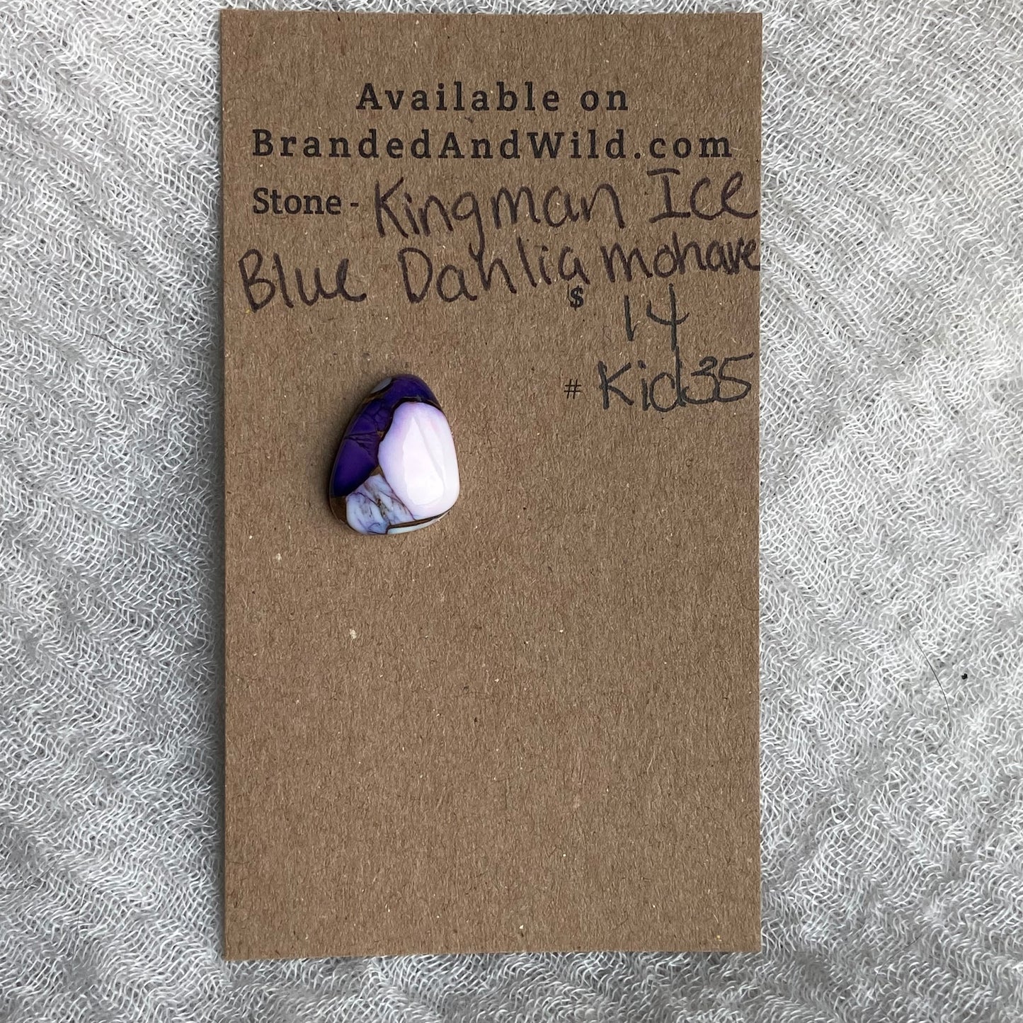Kingman Ice Blue Dahlia Mohave - KID35