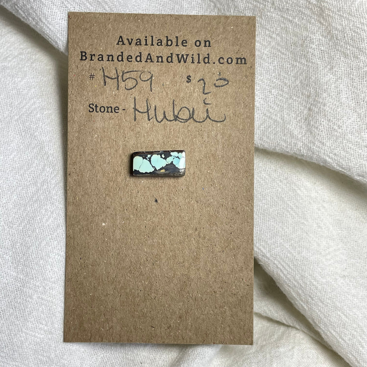 Hubei Turquoise Cabochon - H59 D5E46CAE-CA08-44F4-8B5F-AFEC7D24F032 Brandedandwild.com
