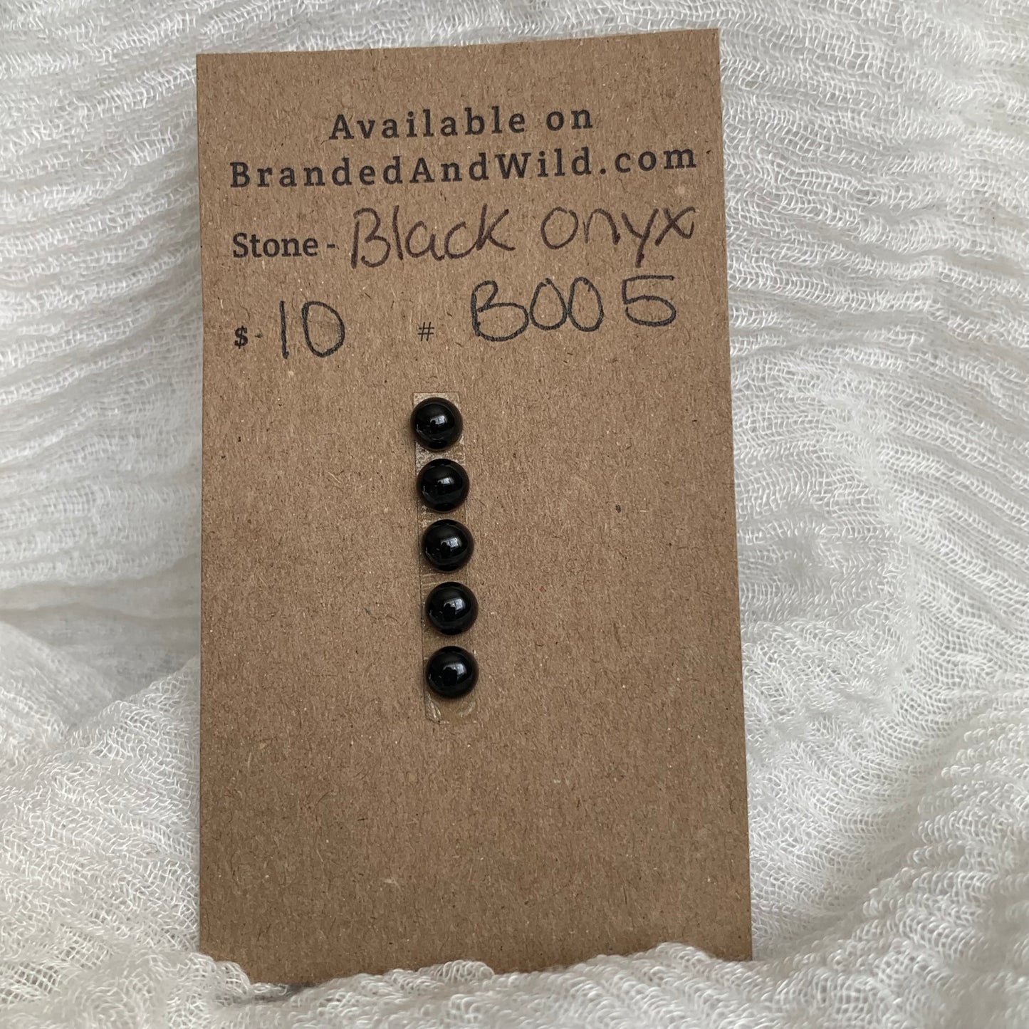 Black Onyx Cabochon - BO05