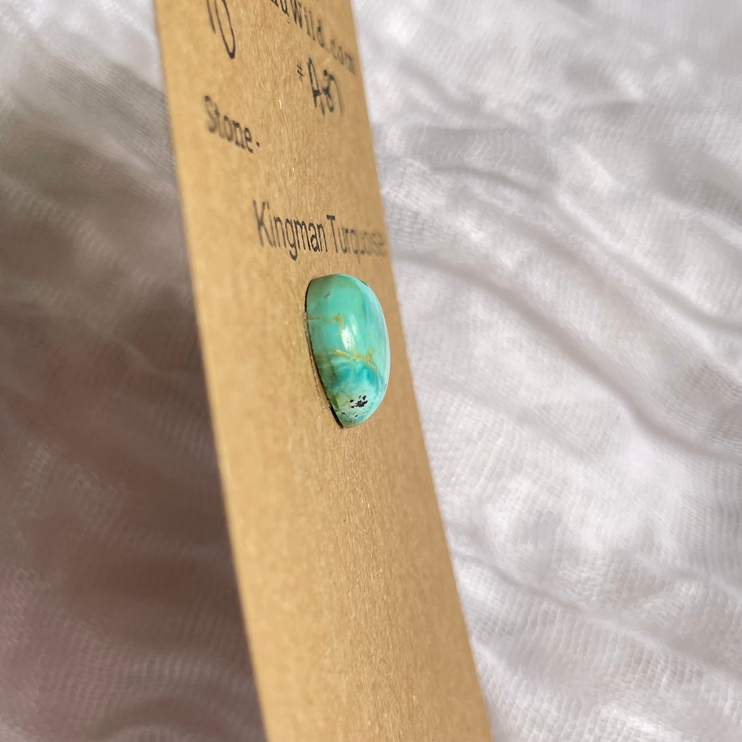 Kingman Turquoise Cabochon - KT87 D605B0D9-B955-4511-900D-2AF39908F85E Brandedandwild.com
