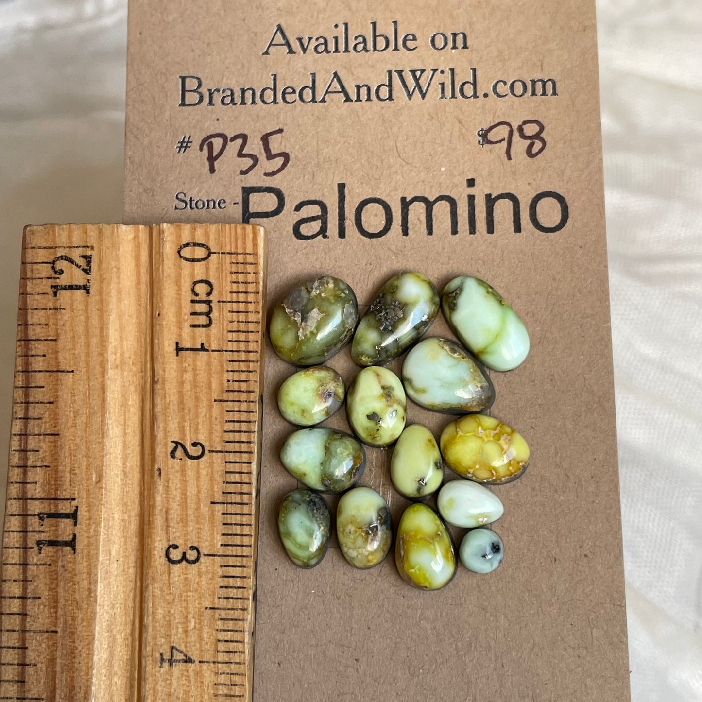 Palomino Cabochon - P35 D638DBF0-AA17-42D6-8985-A3AD9A4137AD Brandedandwild.com