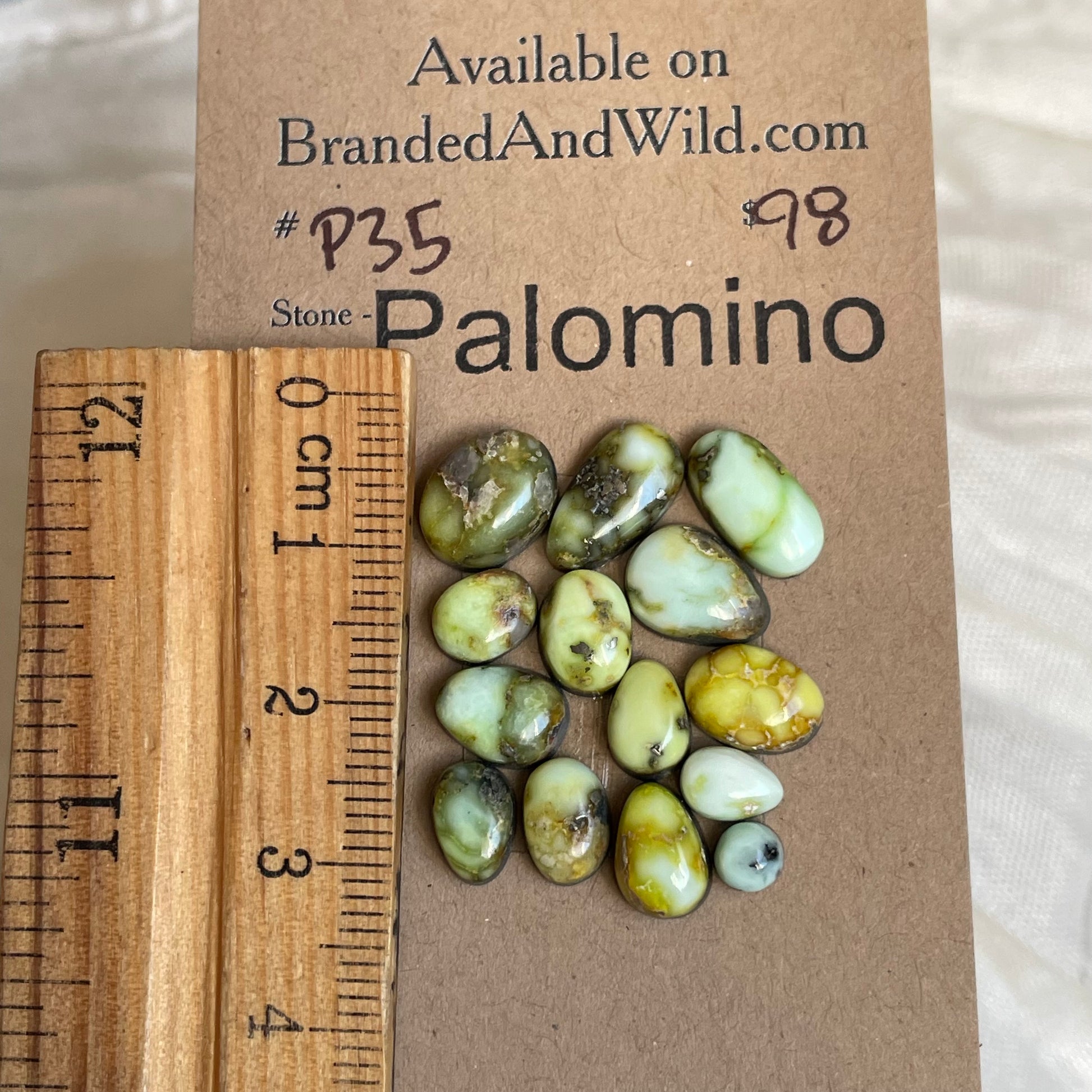 Palomino Cabochon - P35 D638DBF0-AA17-42D6-8985-A3AD9A4137AD Brandedandwild.com