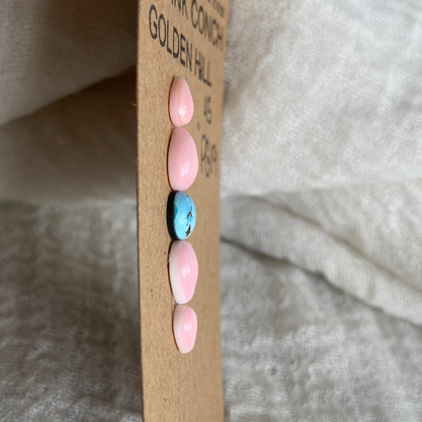 Pink Conch/Golden Hill Cabochon - PG19
