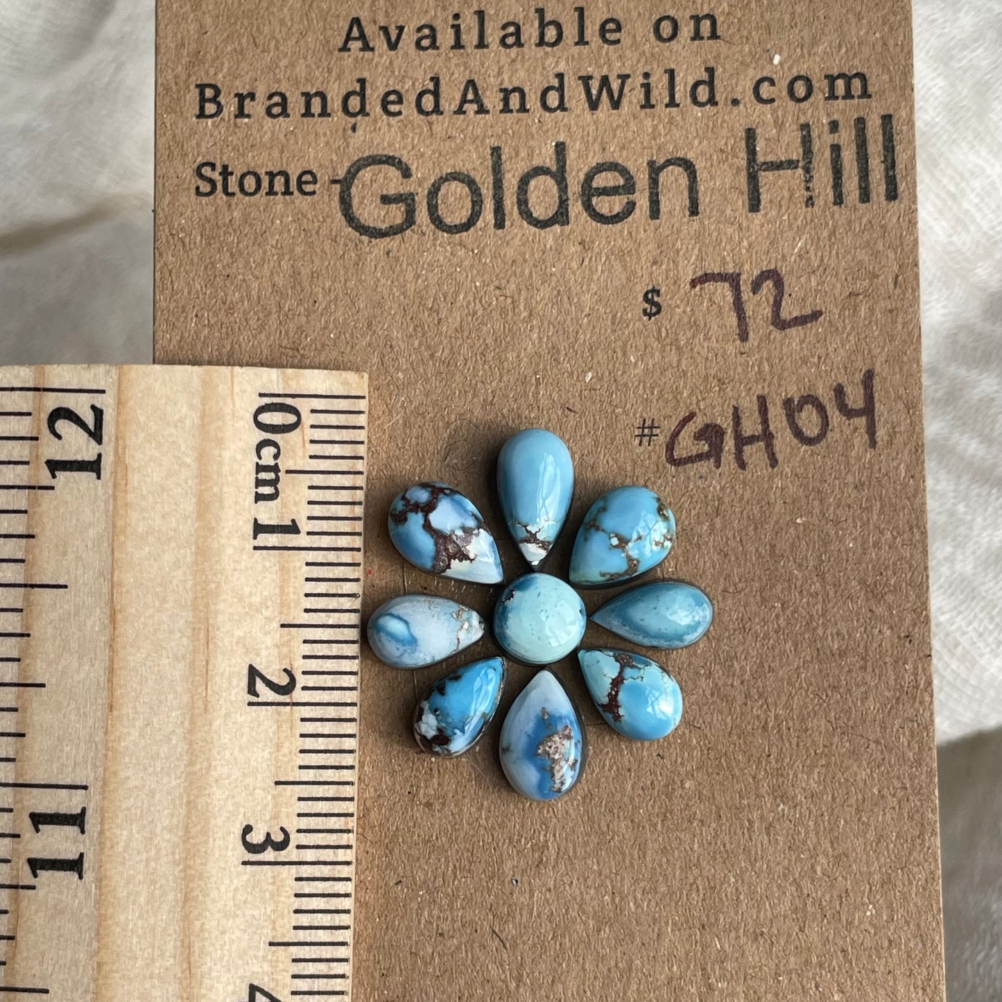 Golden Hill Turquoise Cabochon - GH04