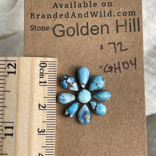 Golden Hill Turquoise Cabochon - GH04