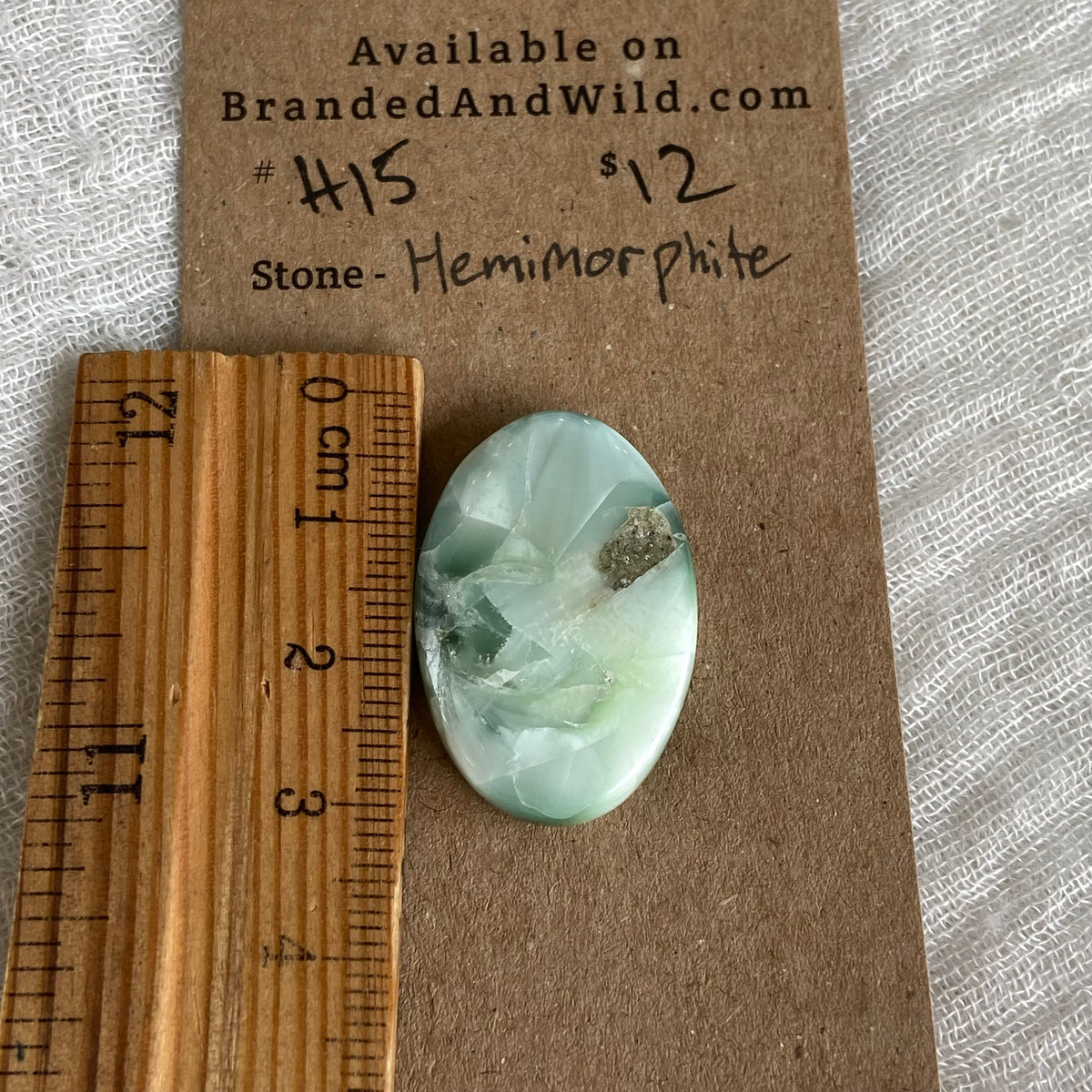 Hemimorite Cabochon - H15