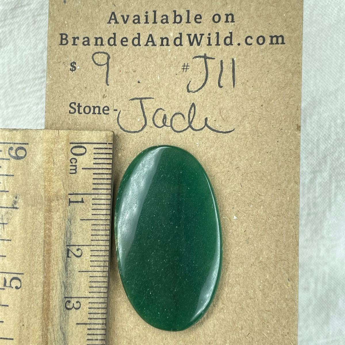 Jade Cabochon - J11 D66CD768-5ADC-4426-A60B-FFA0FD90A3B2 Brandedandwild.com
