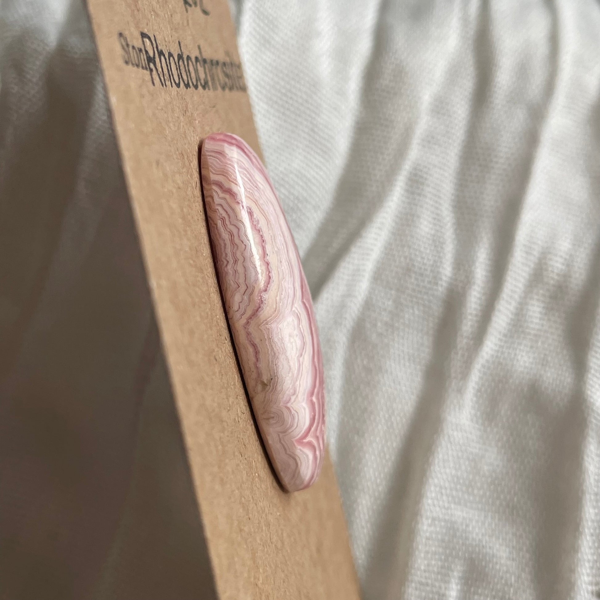 Rhodochrosite Cabochon - R02 D6AE0725-09A4-4140-BB7F-D8F72E73C9B3 Brandedandwild.com