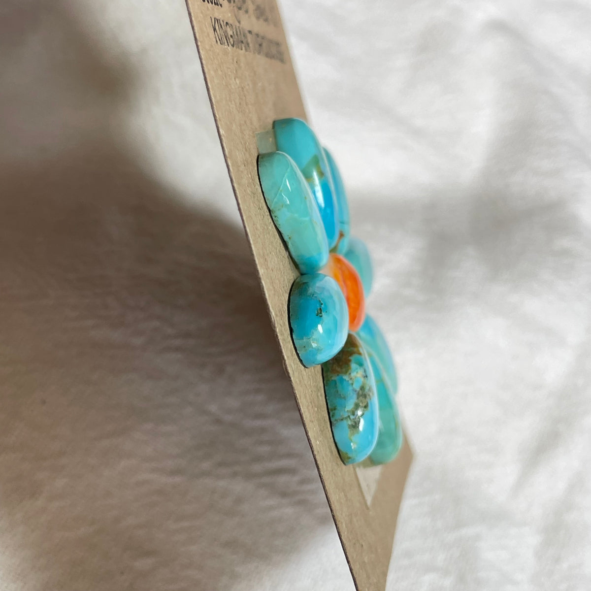 Kingman Turquoise / Oyster Shell Cabochon - KO26